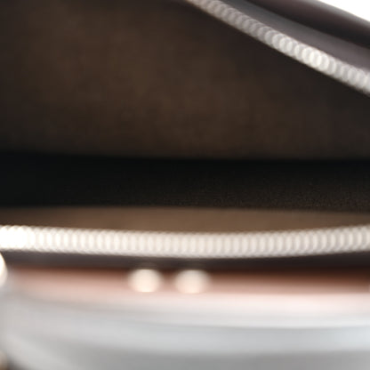 Fendi Cuoio Romano Vitello Cover Glazed Fabric Bi-Color FF 1974 Mini Peekaboo I SEE U Satchel Gray 4 of 10