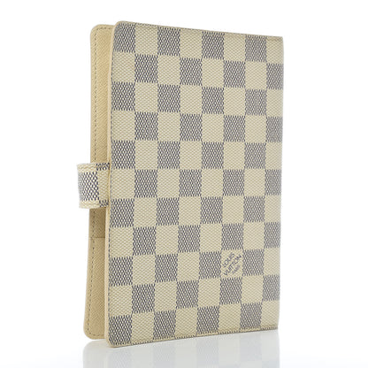 Louis Vuitton Damier Azur Medium Ring Agenda Cover 3 of 7