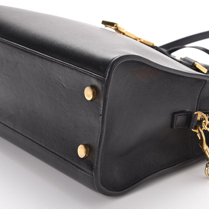 Saint Laurent Smooth Calfskin Small Cabas Monogram Black 11 of 11