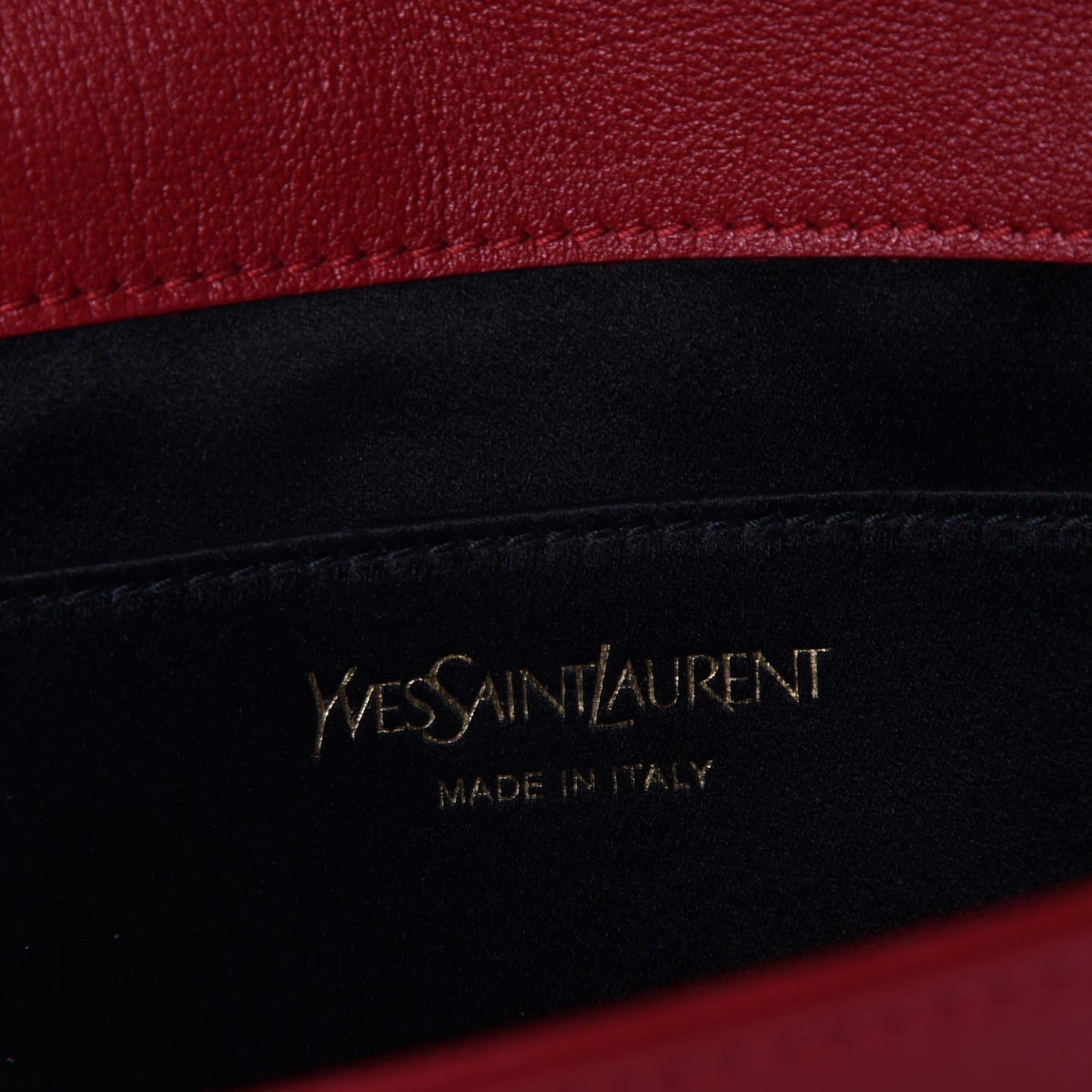 Calfskin Monogram Large Belle De Jour Clutch Red