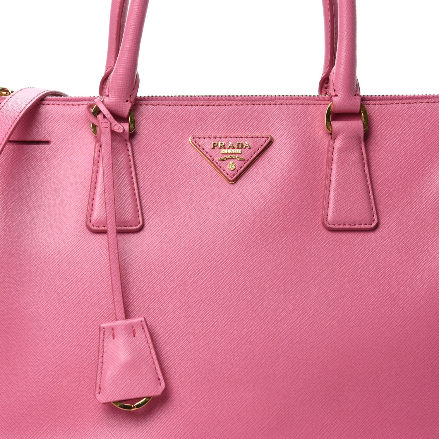 Prada Saffiano Medium Galleria Double Zip Tote Geranio 13 of 13