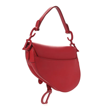 Christian Dior Ultra Matte Calfskin Mini Saddle Bag Red 3 of 13