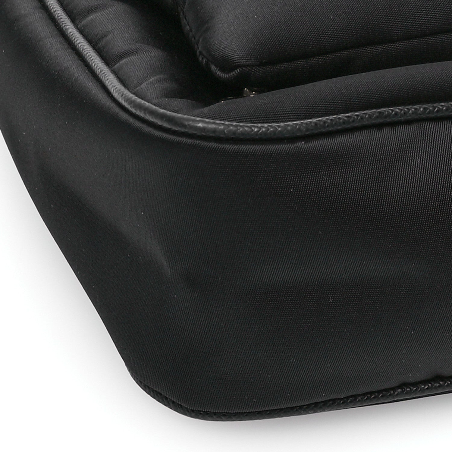 Prada Re-Nylon Saffiano Double Pouch Shoulder Bag Black 11 of 13