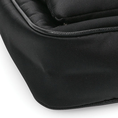 Prada Re-Nylon Saffiano Double Pouch Shoulder Bag Black 11 of 13