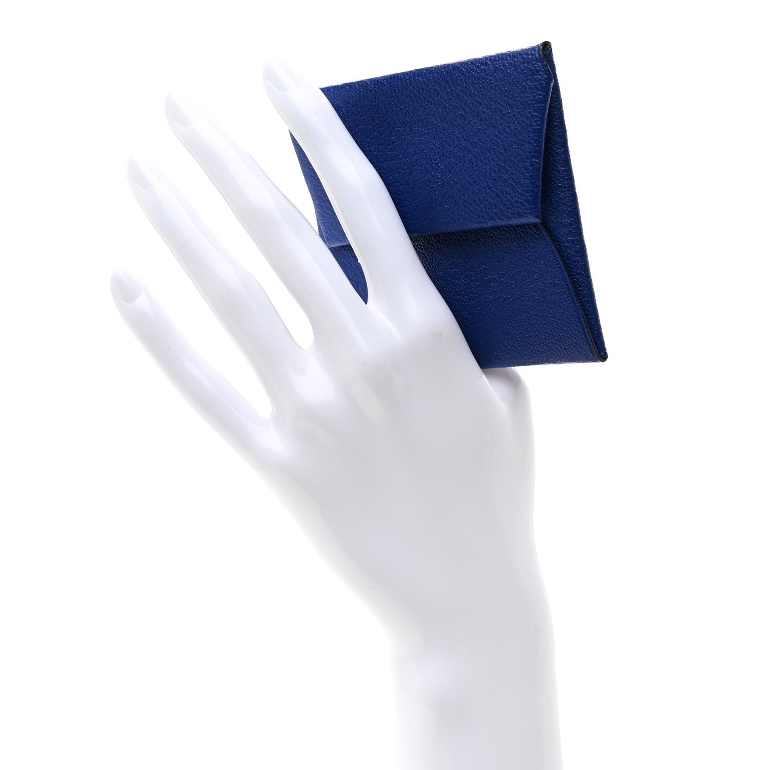 Hermes Chevre Mysore Bastia Coin Purse Bleu Electrique 2 of 8