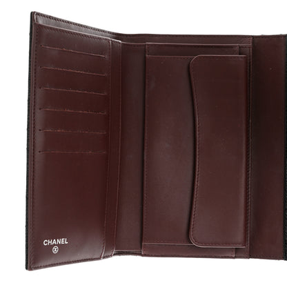 Chanel Caviar Quilted Long Flap Wallet Black 5 of 9
