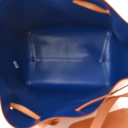 Mansur Gavriel Vegetable Tanned Calfskin Bucket Bag Cammello Azzurro 5 of 12