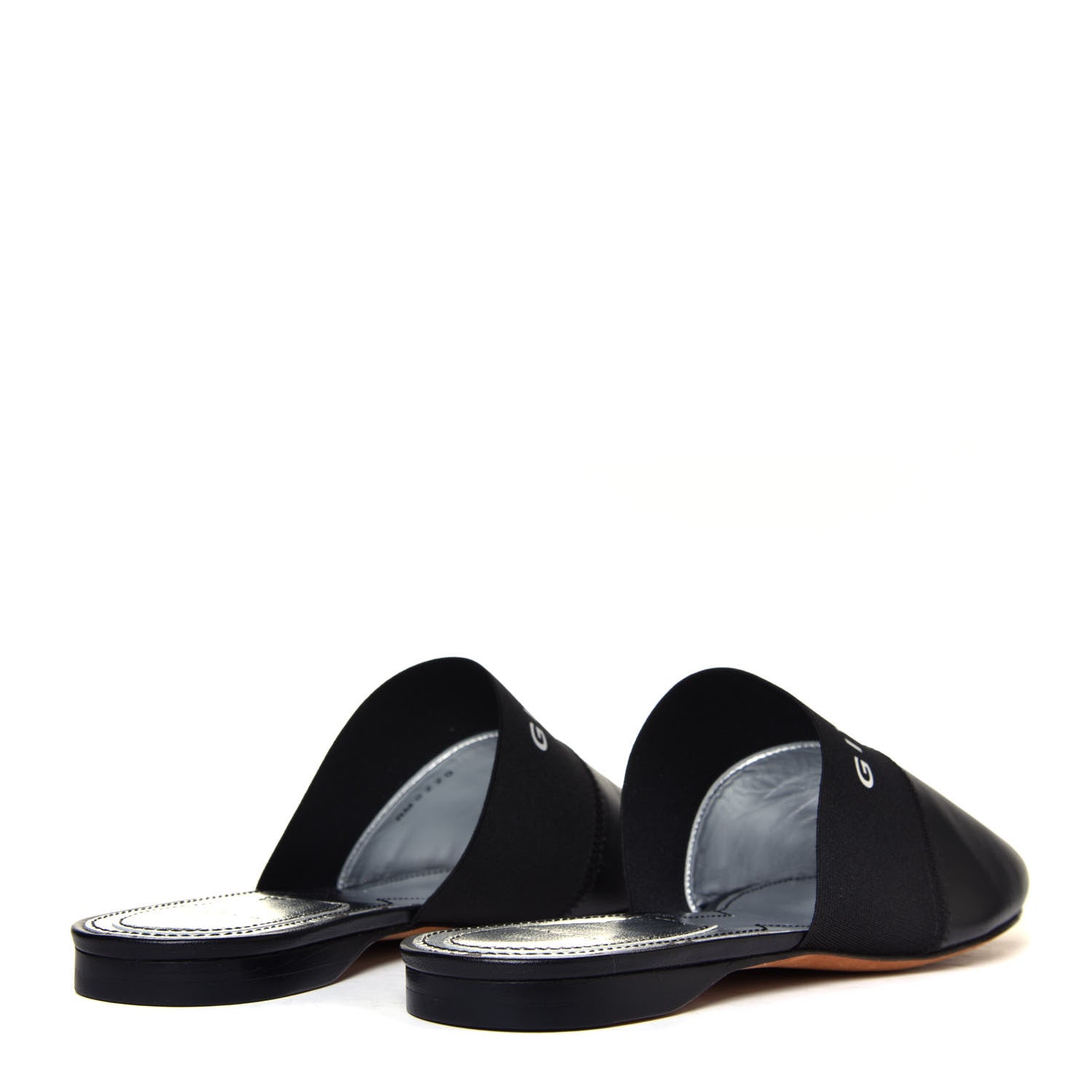 Givenchy Lambskin Bedford Logo Mule Slides 38 Black 5 of 12