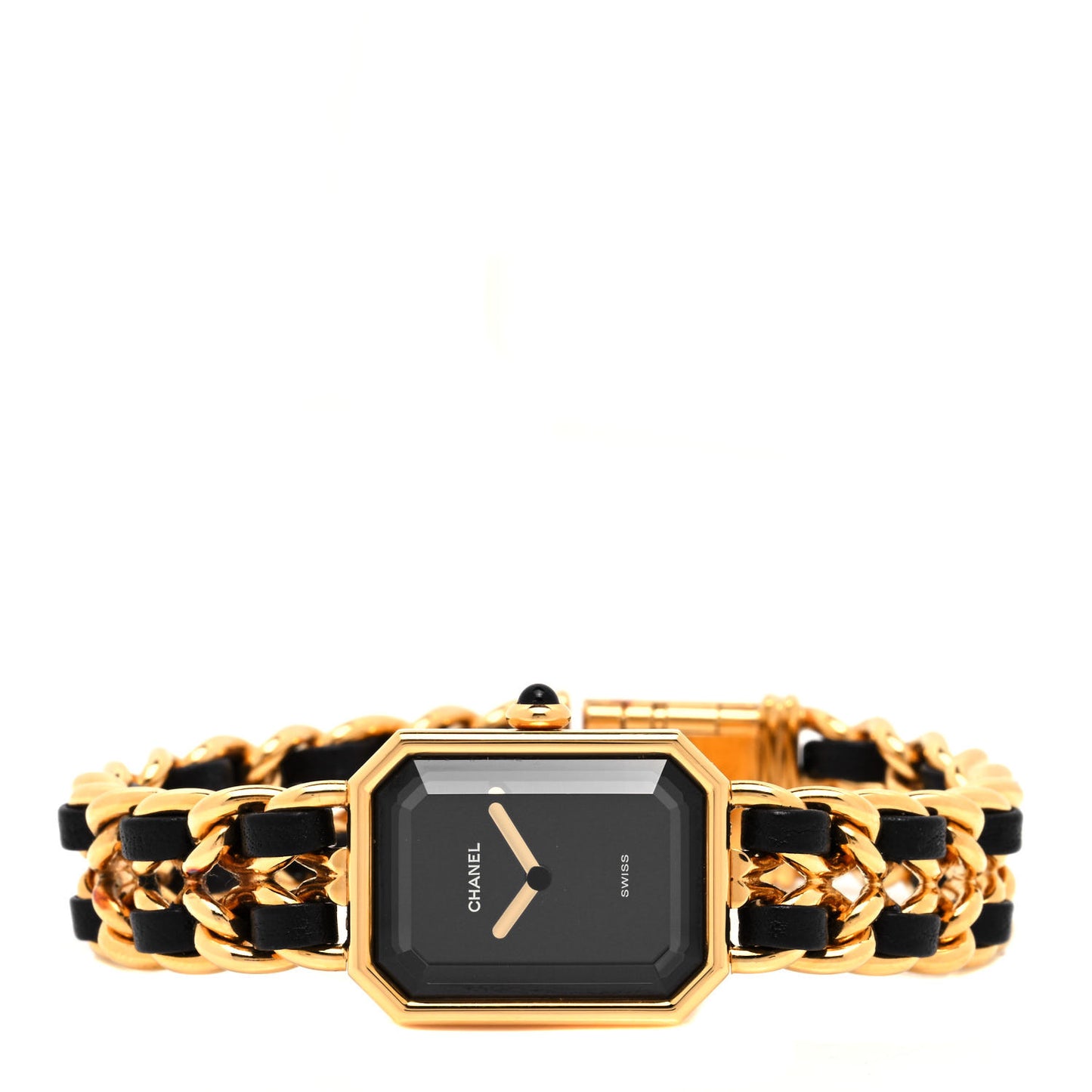 Stainless Steel Lambskin 20mm Chain Premiere Quartz Watch Gold L