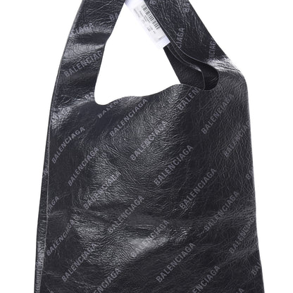 Balenciaga Agneau Arena Allover Logo M Supermarket Shopper Gris Crayon Gris 9 of 12
