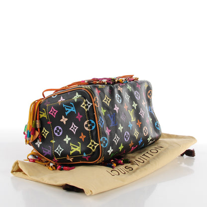 Louis Vuitton Monogram Multicolor Fringe Speedy 25 Black 4 of 8