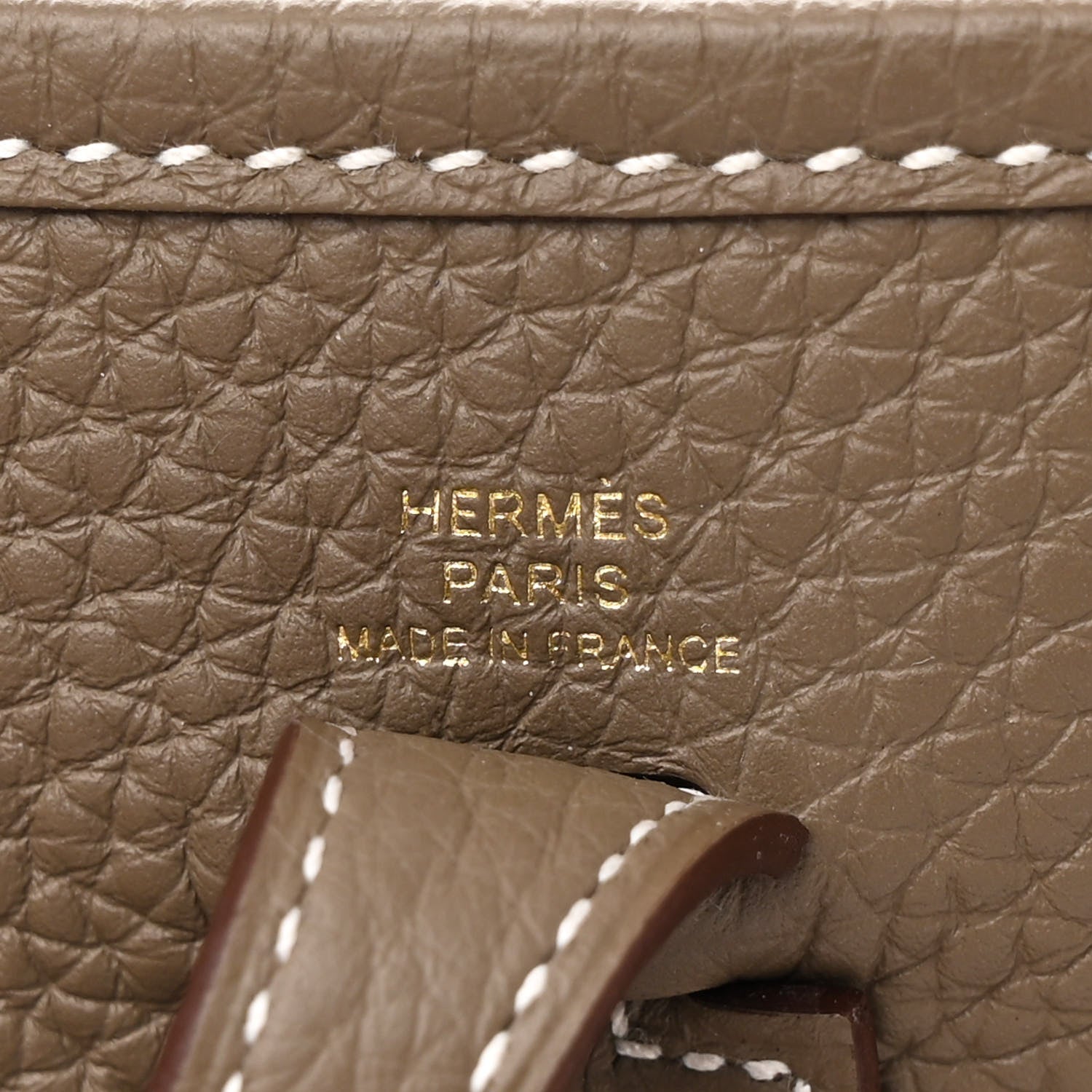 Hermes Taurillon Clemence Amazone Evelyne TPM Etoupe Bleu Indigo 6 of 11