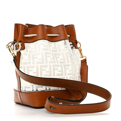 Fendi TPU FF Vitello Aura F is Fendi Grande Mon Tresor Bucket Bag White Cuoio 4 of 22
