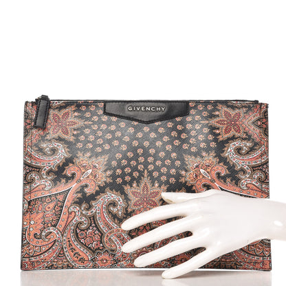 Givenchy Saffiano Paisley Print Medium Antigona Pouch 2 of 7