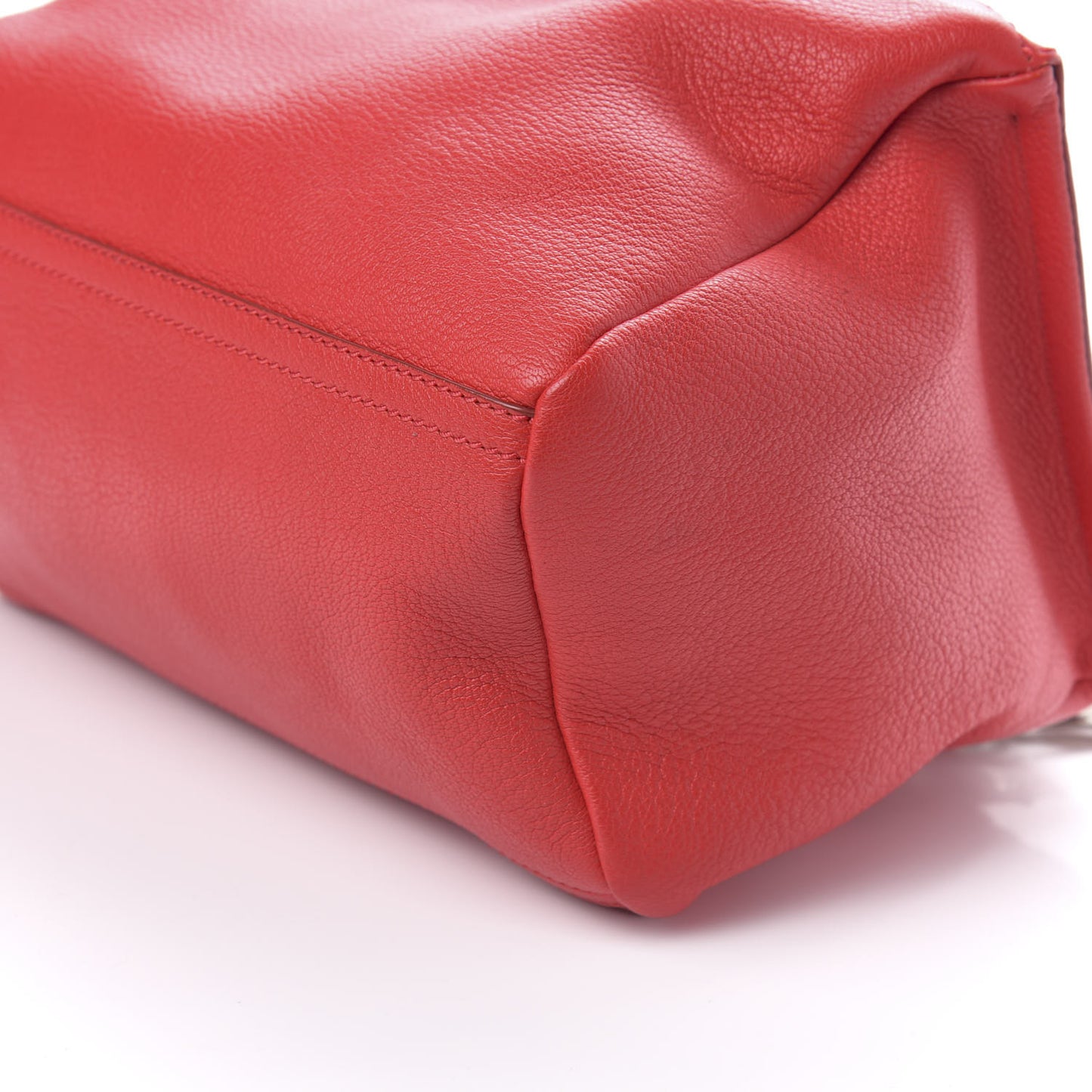 Sugar Goatskin Small Pandora Medium Red