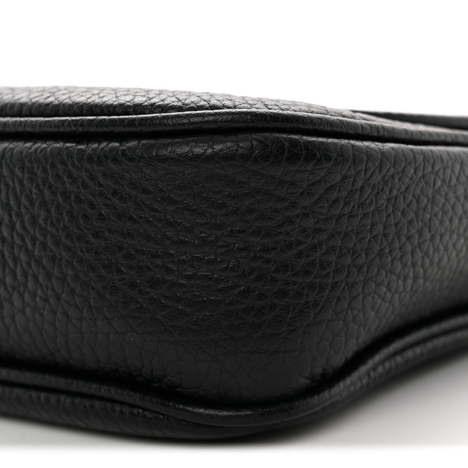 Gucci Pebbled Calfskin Medium Soho Flap Crossbody Black 10 of 12