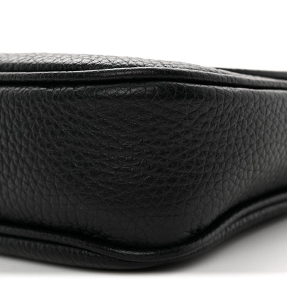 Gucci Pebbled Calfskin Medium Soho Flap Crossbody Black 10 of 12