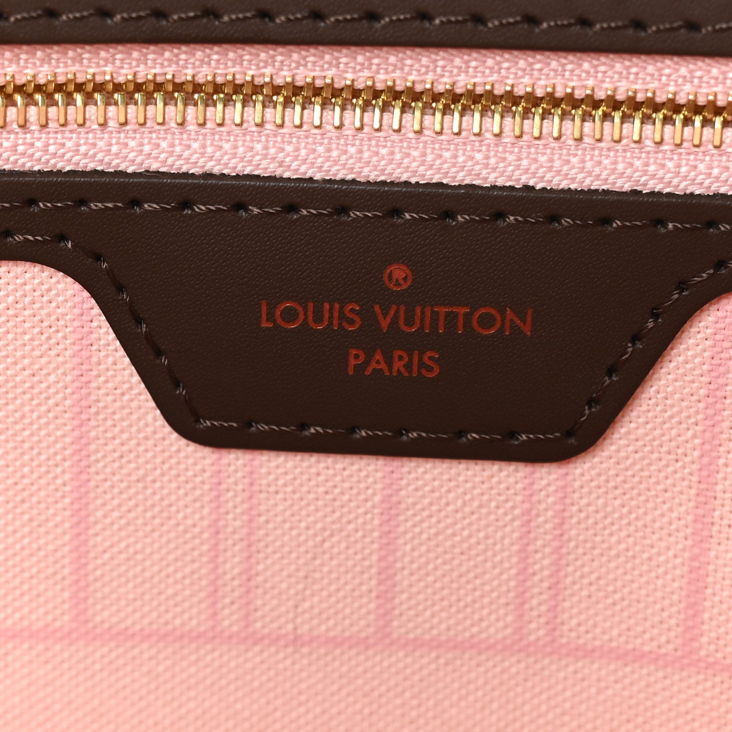 Damier Ebene Neo Neverfull MM Rose Ballerine