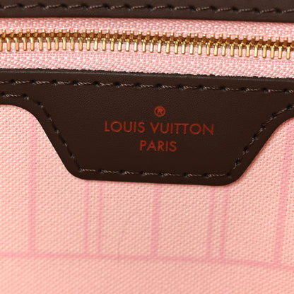Louis Vuitton Damier Ebene Neo Neverfull MM Rose Ballerine 6 of 8