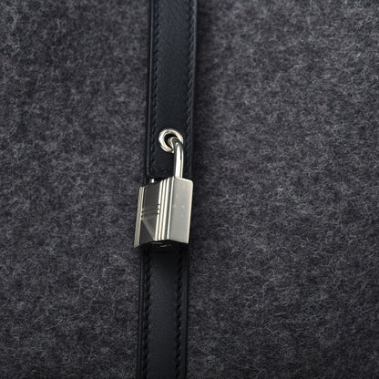 Hermes Feutre Swift Picotin Lock 22 MM Gris Moyen Black 10 of 10