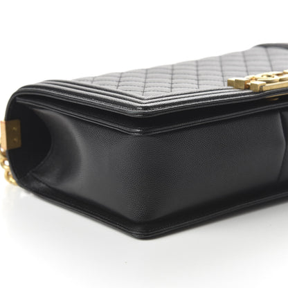 Chanel Caviar Quilted New Medium Boy Flap Black 6 of 10