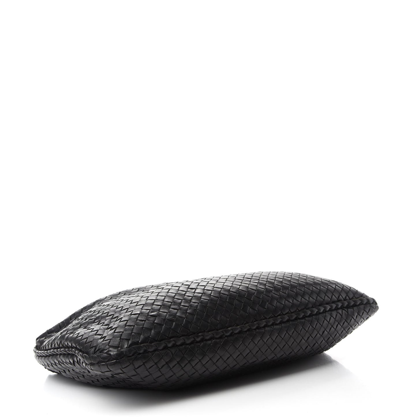 Nappa Intrecciato Medium Veneta Hobo Black