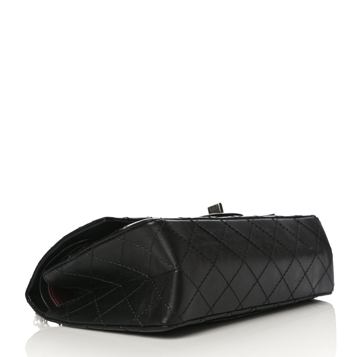 Chanel Aged Calfskin Quilted 2.55 Reissue 225 Flap Black 4 of 15