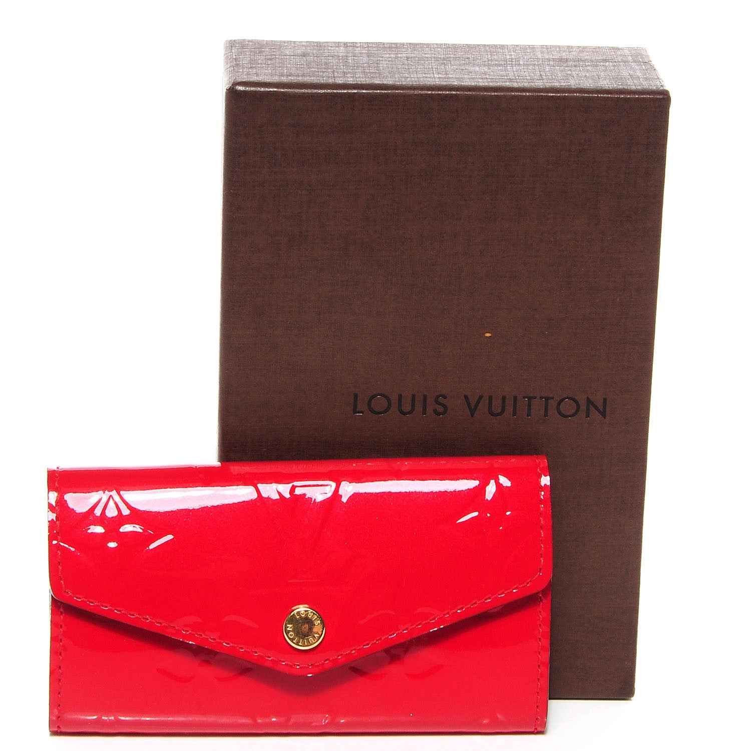 Louis Vuitton Vernis Multicles 4 Key Holder Cherry 5 of 8