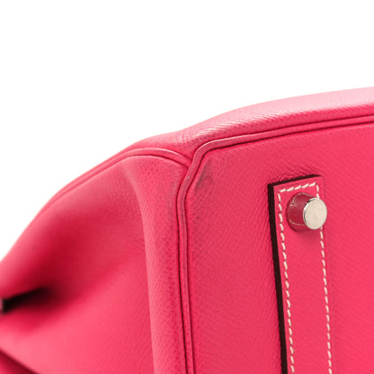 Hermes Epsom Candy Birkin 35 Rose Tyrien 11 of 12