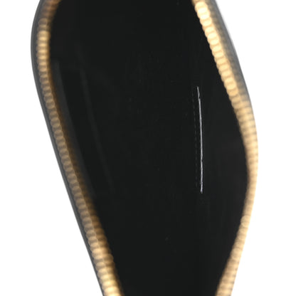 Saint Laurent Cane Woven Calfskin Zipped Pouch Black 10 of 14