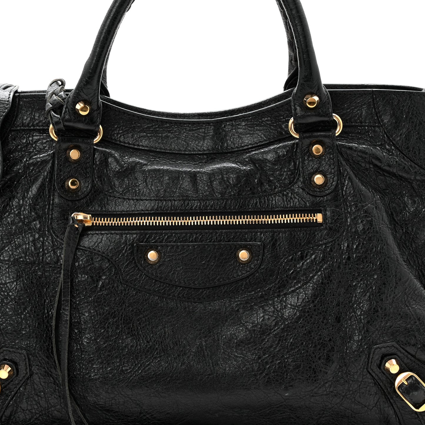 Agneau Classic Gold Hardware City Black