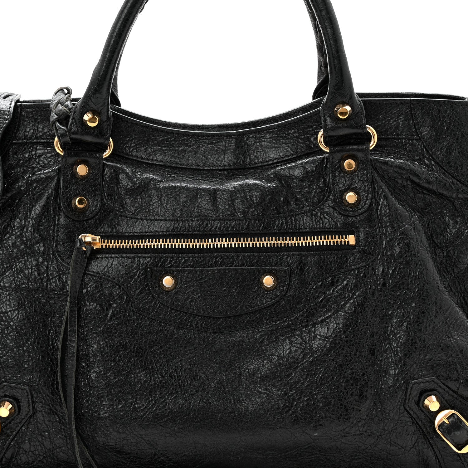 Balenciaga Agneau Classic Gold Hardware City Black 9 of 12