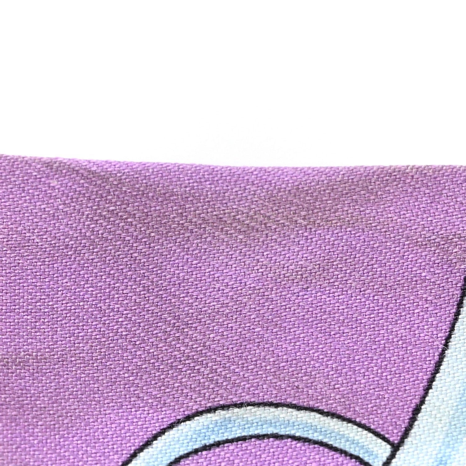 Hermes Silk La Promenade Du Matin Twilly Prune Rose Mauve 6 of 11