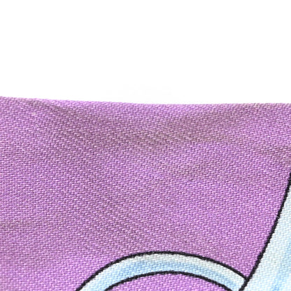 Hermes Silk La Promenade Du Matin Twilly Prune Rose Mauve 6 of 11