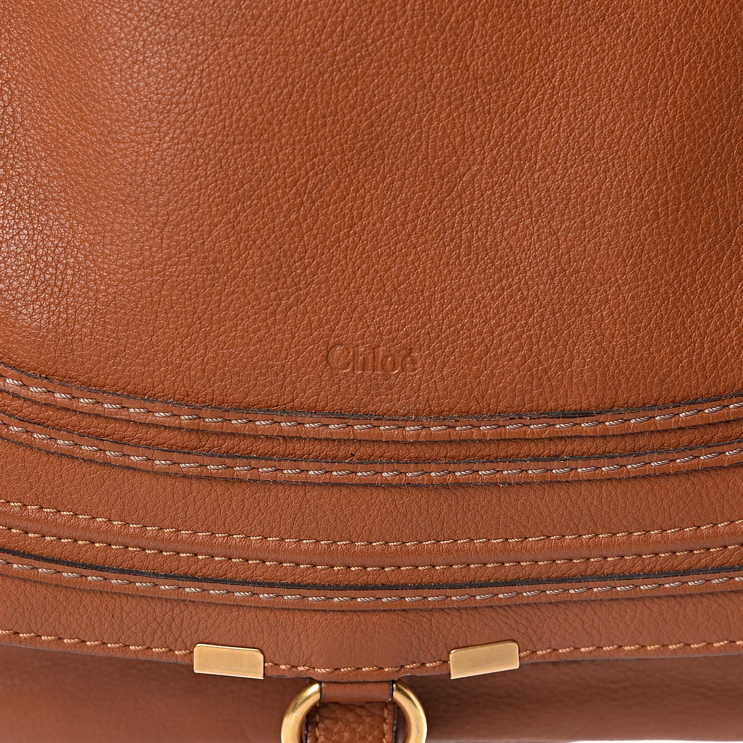 Calfskin Large Marcie Hobo Tan