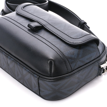 Christian Dior Coated Canvas CD Diamond Hit The Road Messenger Black 11 of 11