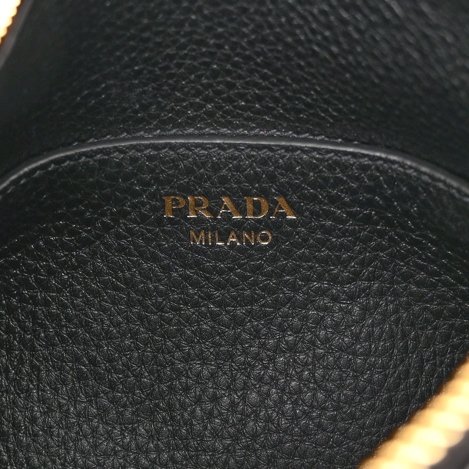 Prada Vitello Phenix Zippered Messenger Hobo Black 5 of 8