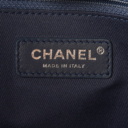 Chanel Canvas Large Deauville Tote Blue 6 of 6