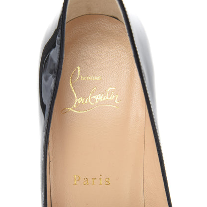 Christian Louboutin Patent Pigalle Follies 100 Pumps 38.5 Black 6 of 7