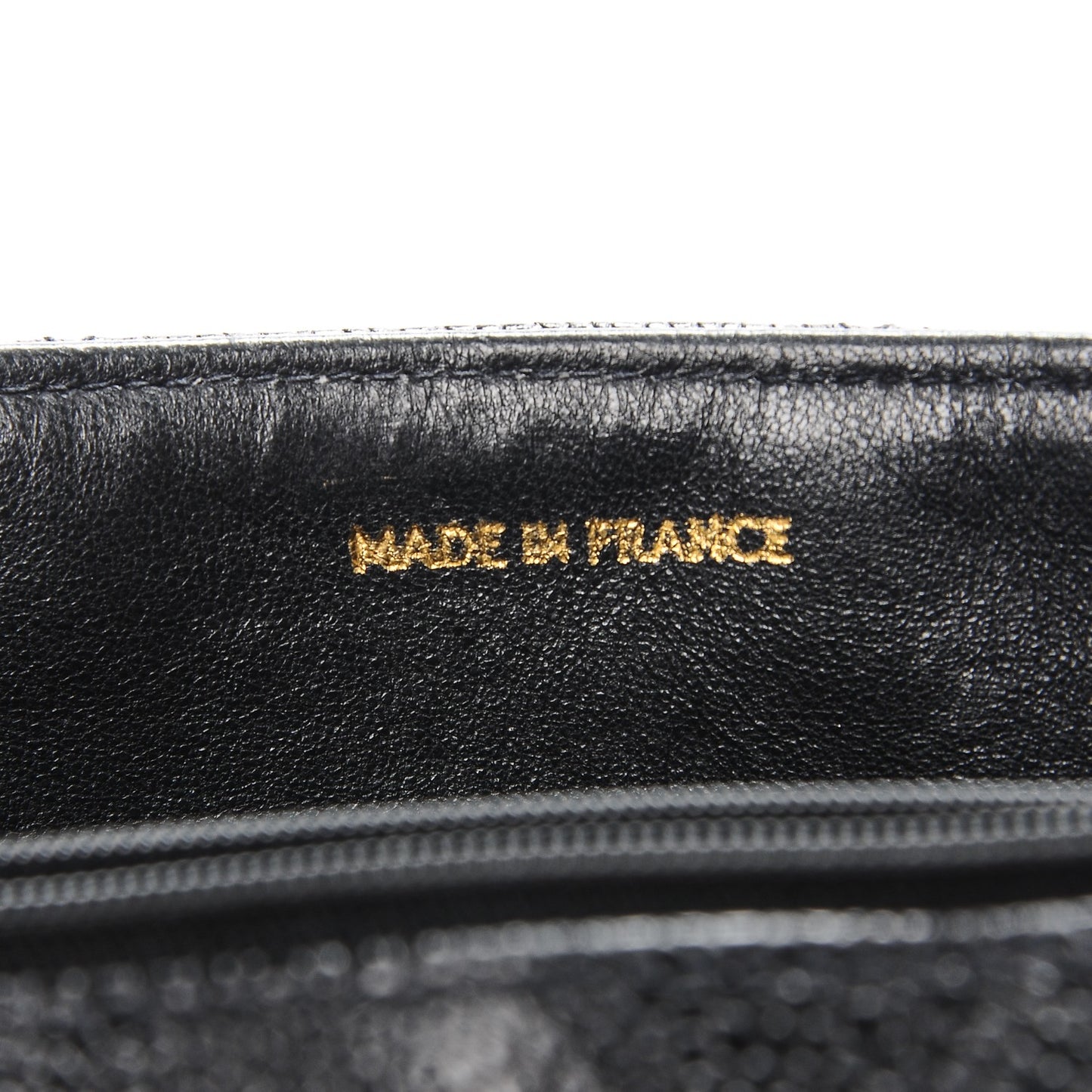 Caviar Quilted Briefcase Laptop Bag Black