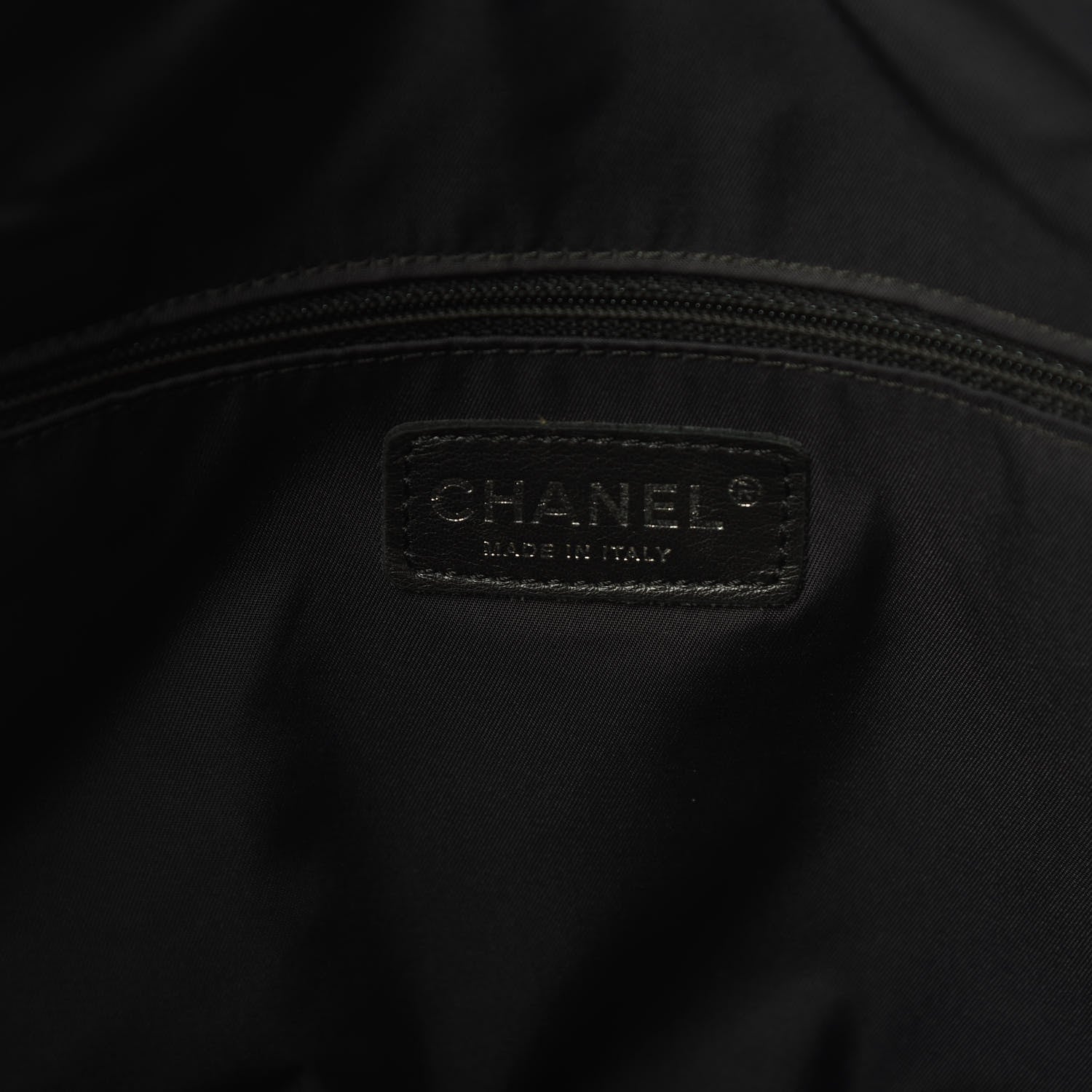 Chanel Coated Canvas Quilted Large Paris Biarritz Tote Grey 7 of 20