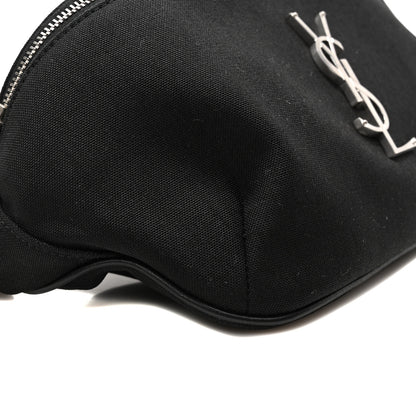 Saint Laurent Canvas Monogram Belt Bag Black 8 of 9