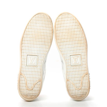 Louis Vuitton Technical Fabric Calfskin Monogram Frontrow Sneakers 39 Pink 5 of 11