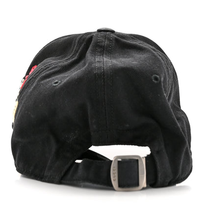 Gucci X MLB Cotton NY Yankees Baseball Hat 57-61 Black 6 of 11