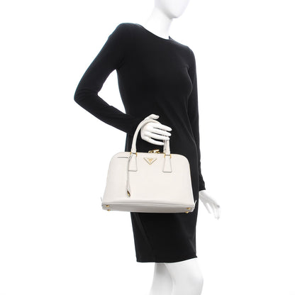 Prada Saffiano Lux Medium Promenade Tote Talco 3 of 10