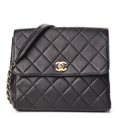 Chanel Lambskin Quilted Shoulder Bag Black 1 of 22