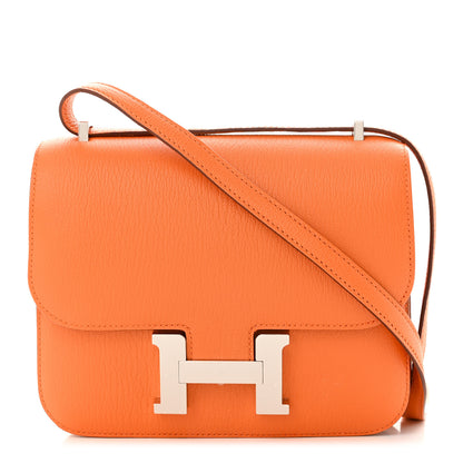 Hermes Chevre Mysore Verso Constance 18 Orange Rose Lipstick 1 of 12