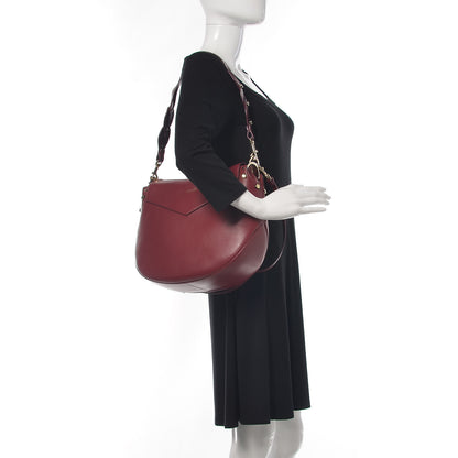 Jimmy Choo Nappa Artie Hobo Vino 3 of 10