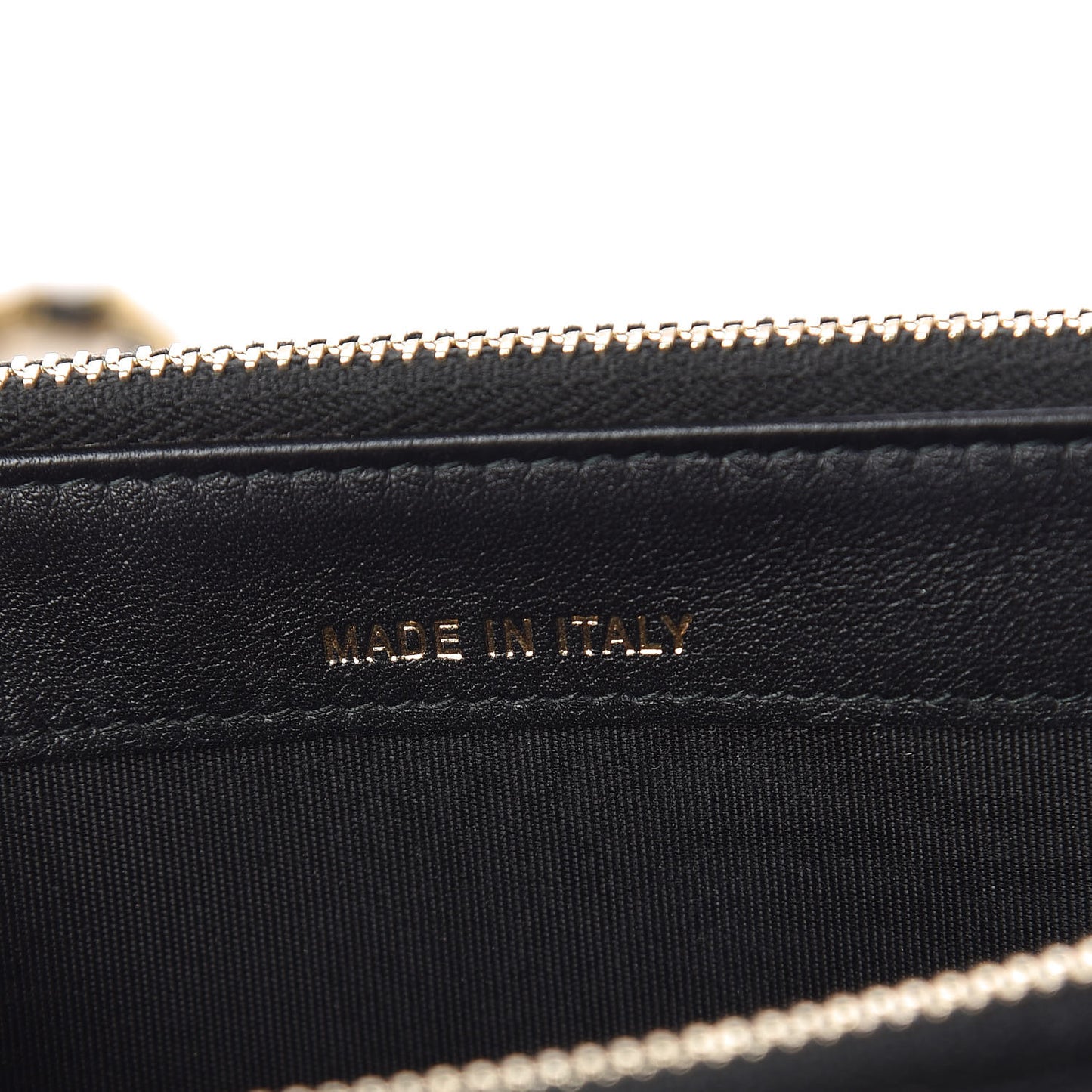 Lambskin Quilted Small Boy Clutch With Chain Black