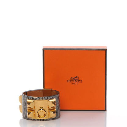 Hermes Lizard Collier De Chien CDC Bracelet S Ombre 9 of 9